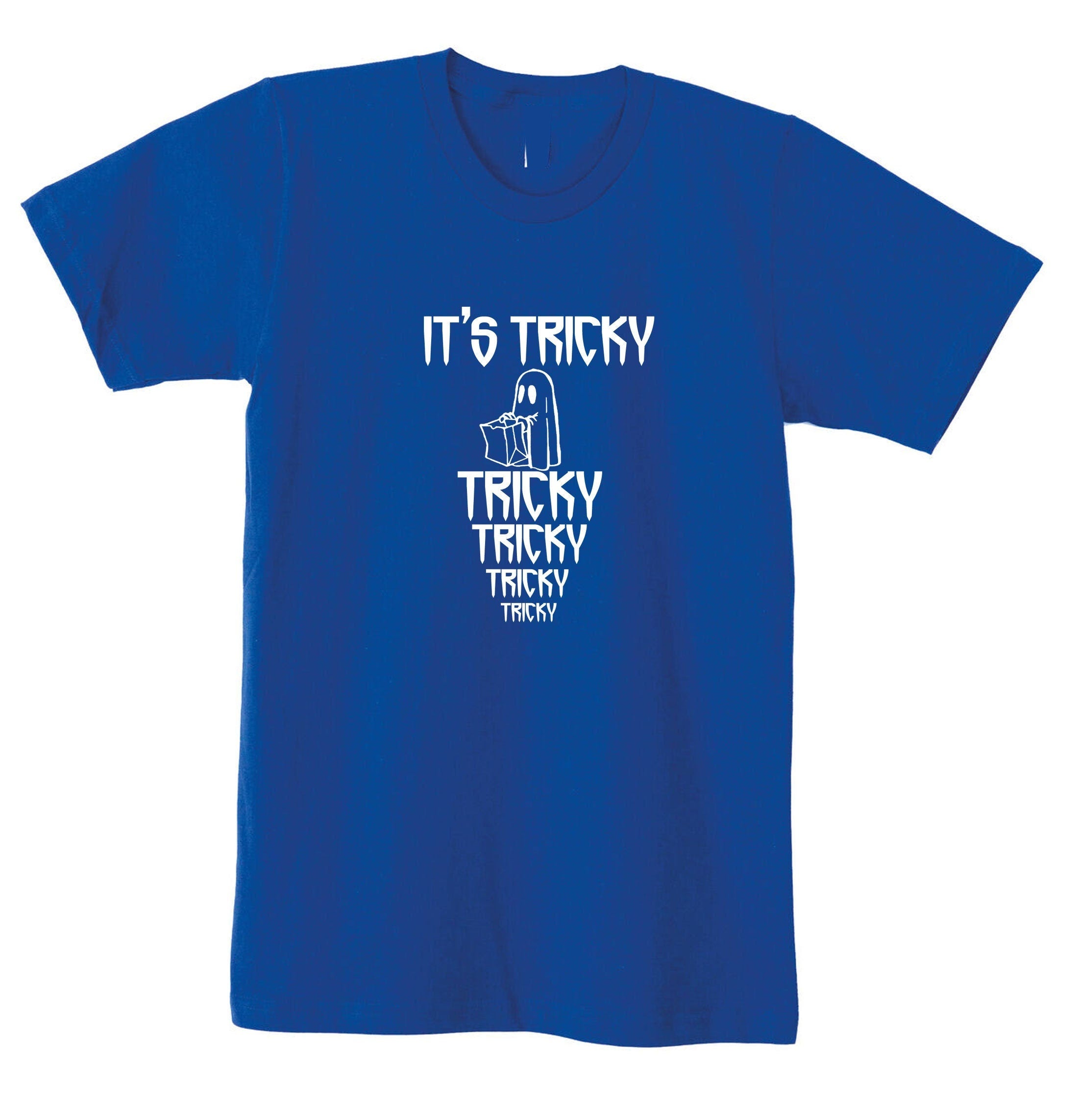 Its tricky funny tshirt t-shirt t shirt tee shirt halloween gift uni horror top boo present uni mens party wear ladies top