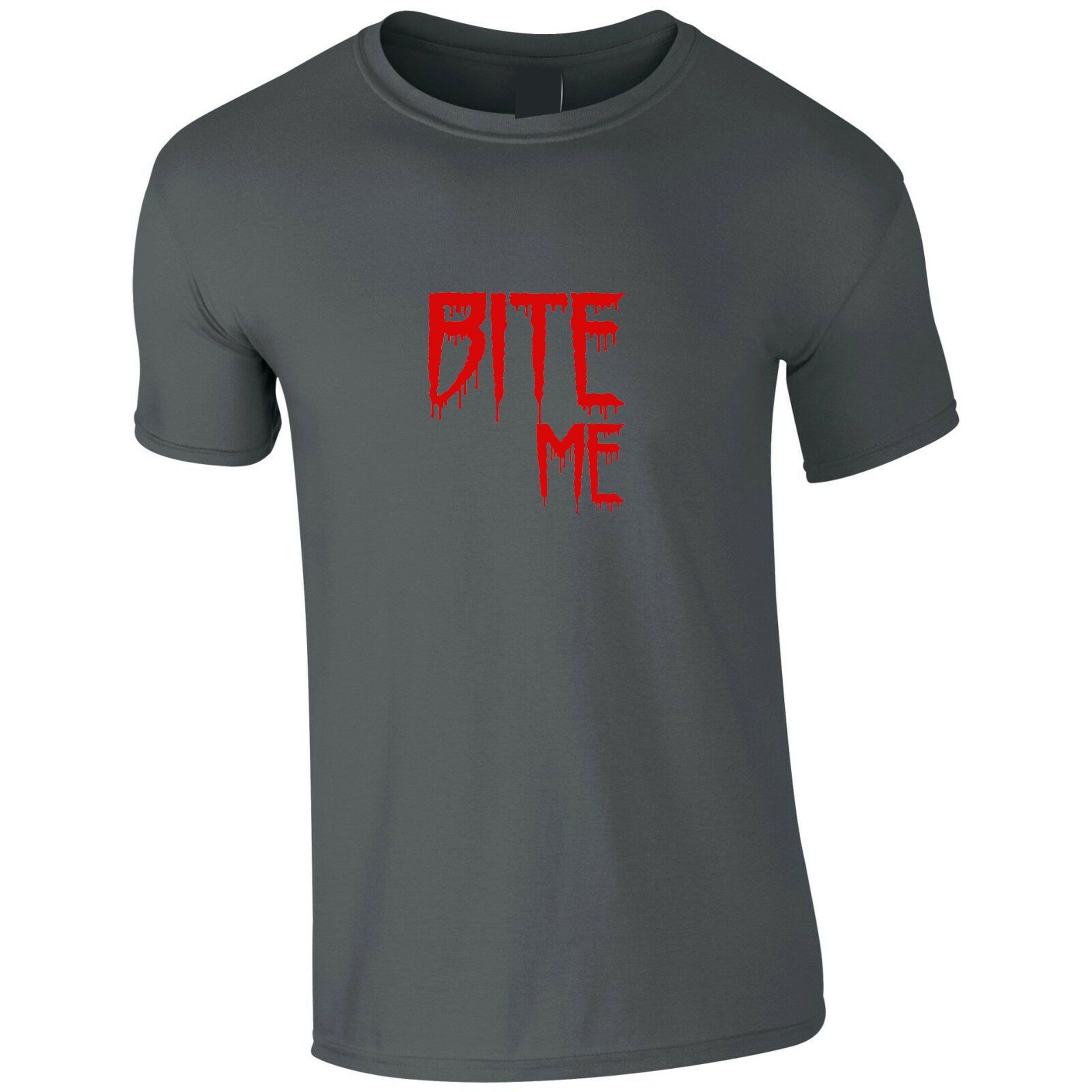 Bite me t shirt tshirt t-shirt tee shirt funny mens womens top halloween outfit valentines vampire top ladies unisex gf bf