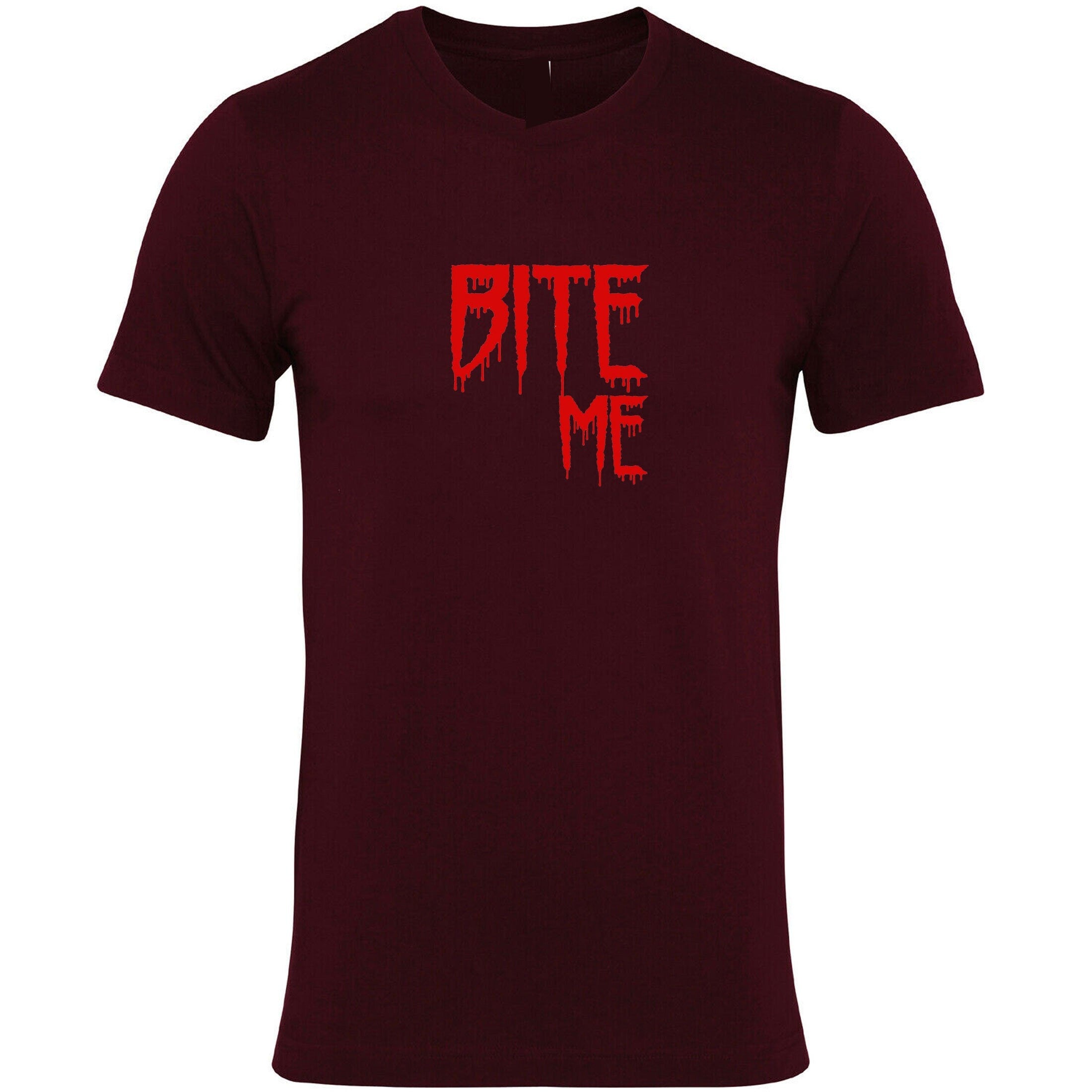 Bite me t shirt tshirt t-shirt tee shirt funny mens womens top halloween outfit valentines vampire top ladies unisex gf bf