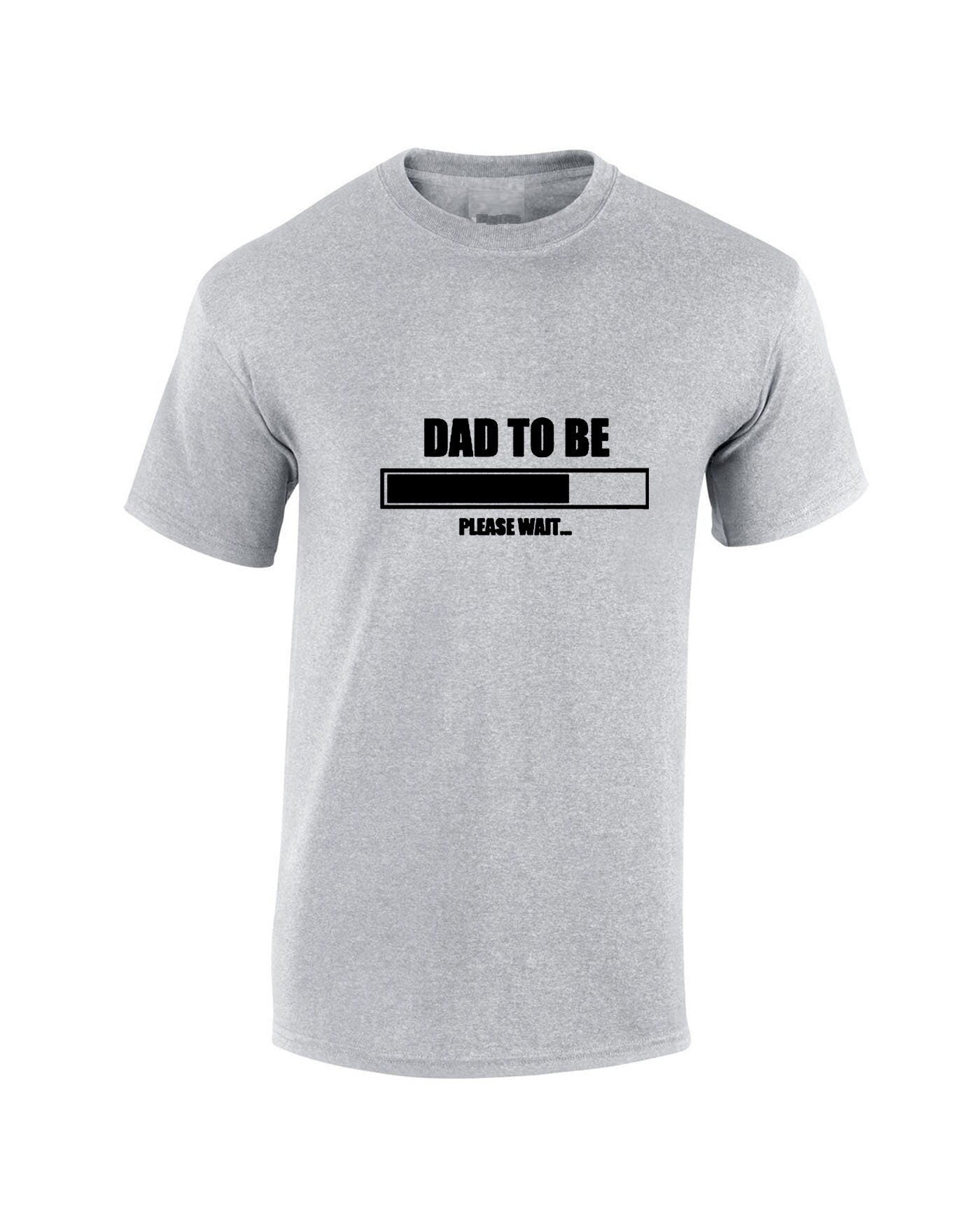 Dad to be t shirt tshirt t-shirt tee shirt expecting idea mens father top baby loading gift tee becoming dad pregnancny annoucement