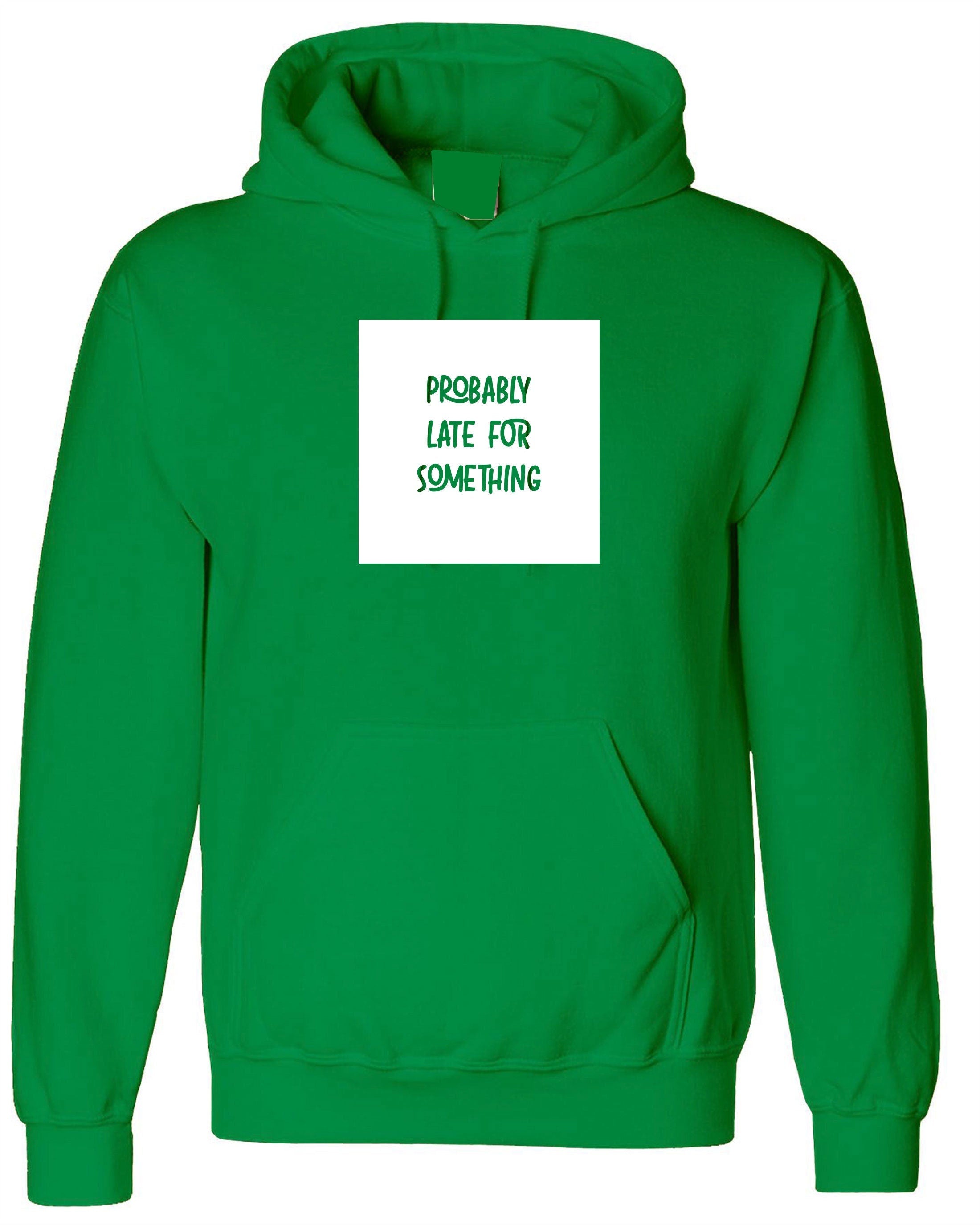 Probably late for somthing funny ladies mens hoodie hoody hood hooded always late worth the wait sorry for late unisex birthday gift