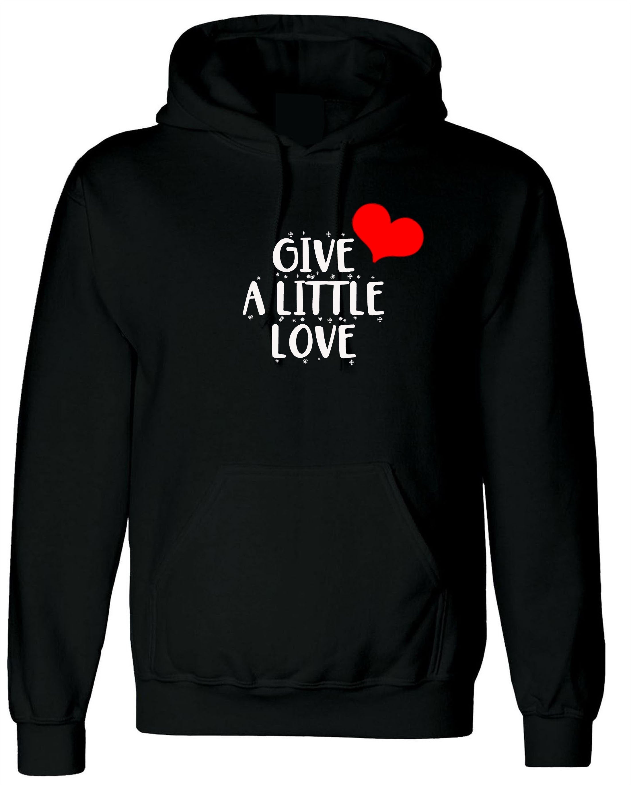 Give a little love merry christmas hoodie hoody hood hooded spread love xmas present unisex birthday present womens ladies unisex