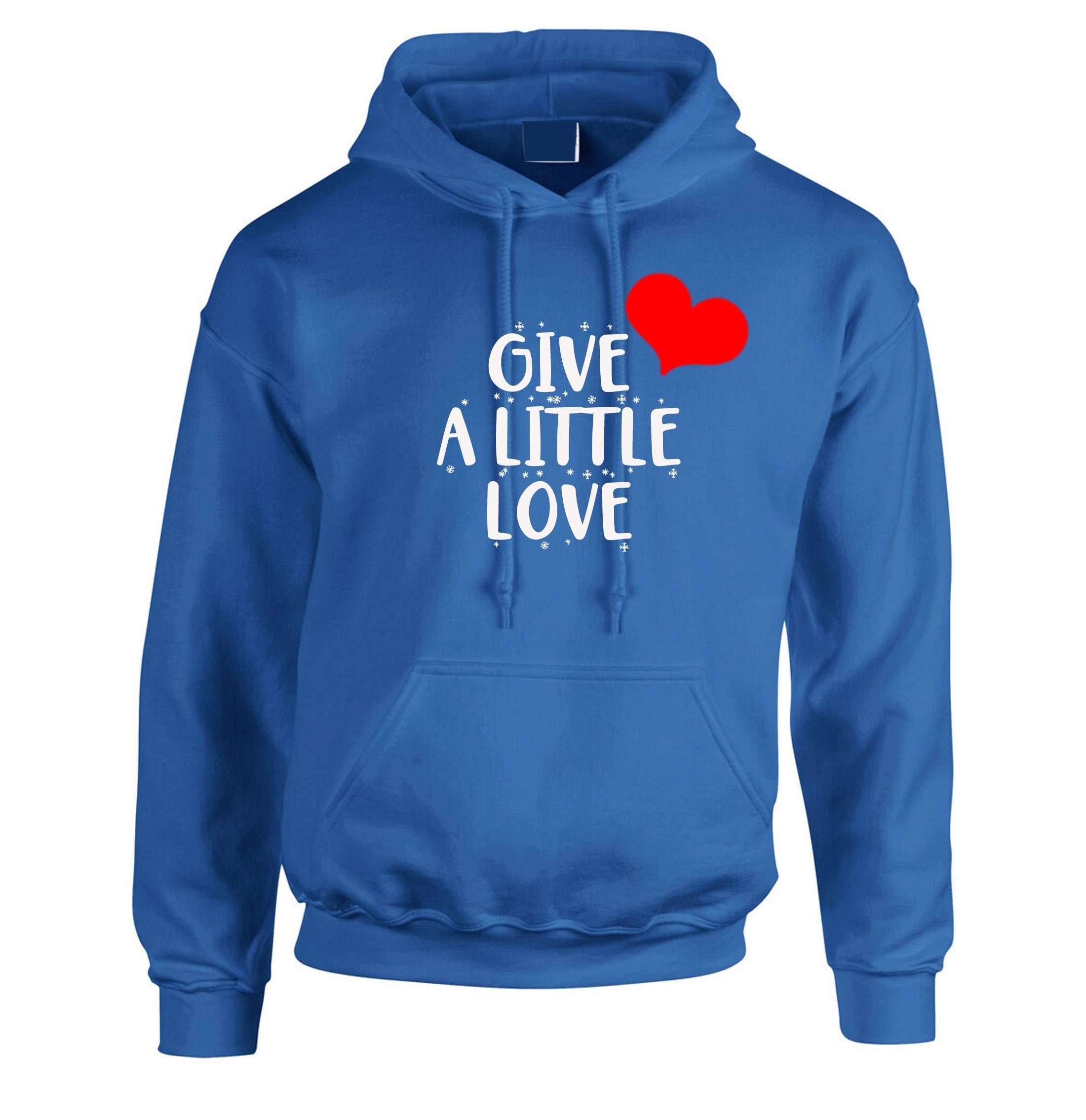 Give a little love merry christmas hoodie hoody hood hooded spread love xmas present unisex birthday present womens ladies unisex