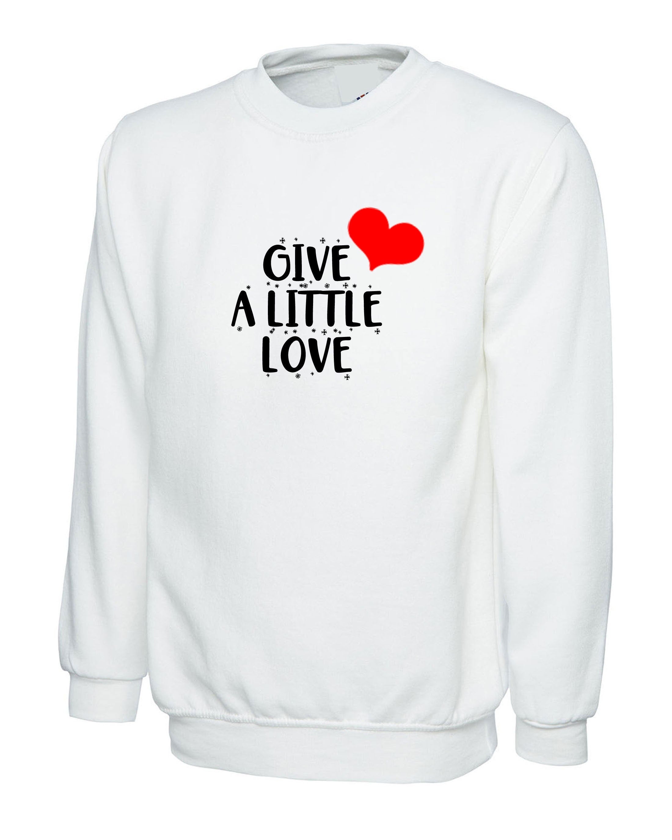 Give a little love merry christmas sweatshirt jumper sweater shirt spread love xmas present unisex birthday present womens ladies unisex