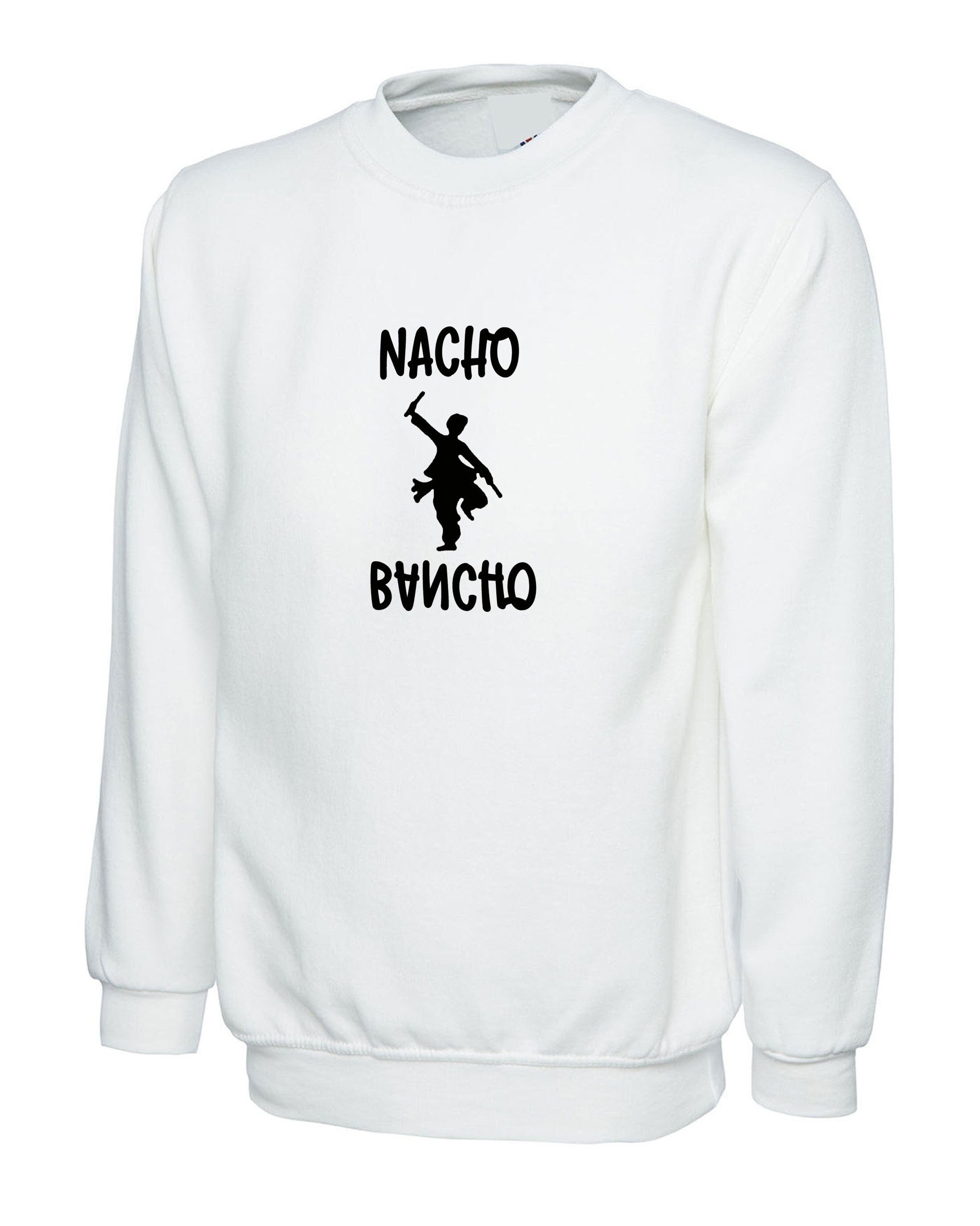 Nacho bancho funny indian desi gujarati sweatshirt jumper sweater shirt hindi gift for gujarati garba dandiya dance friend birthday