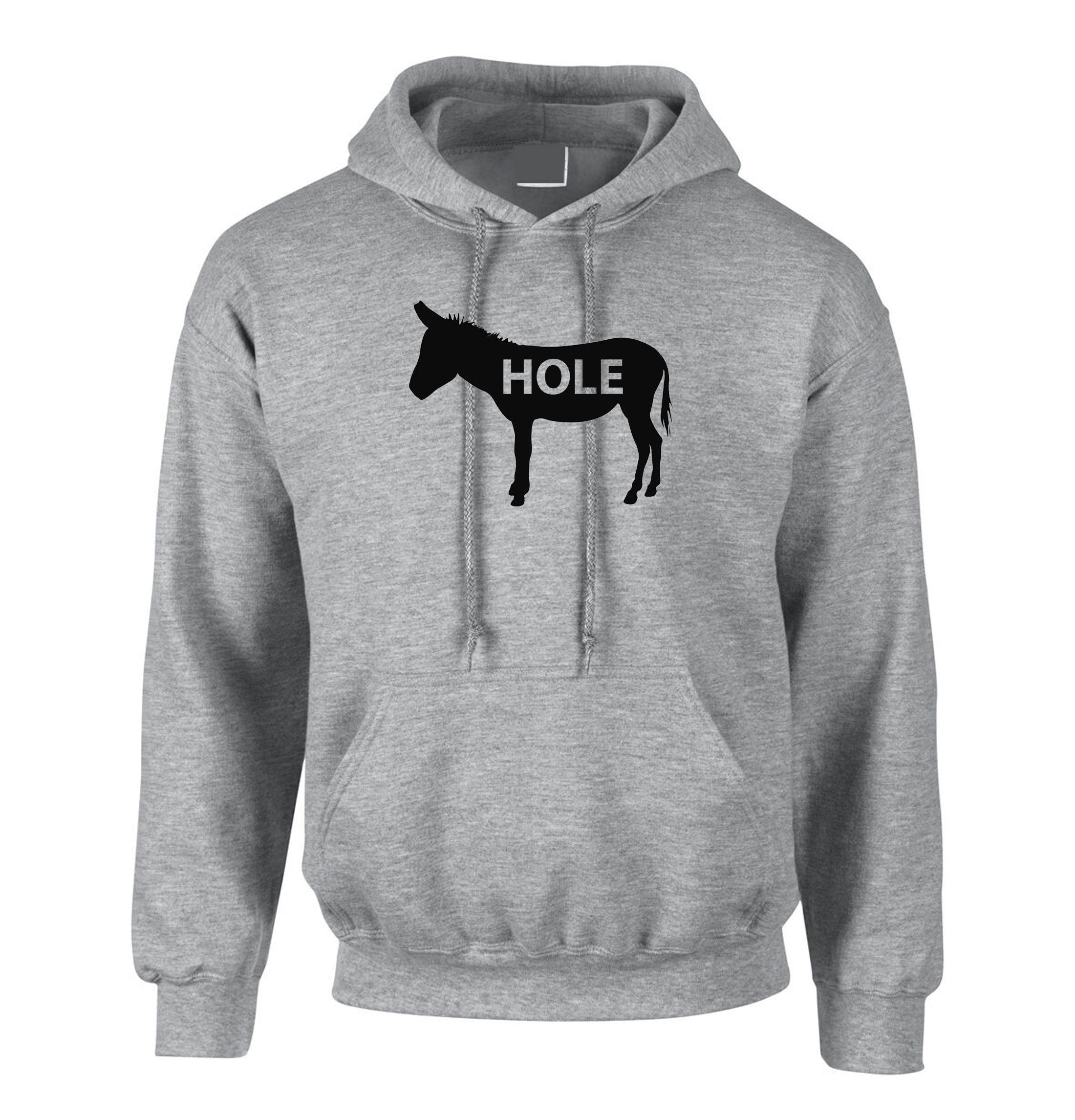 Funny mens a**hole joke humour naughty mens hoodie hoody hood hooded womens unisex birthday gift for friend xmas christmas rude