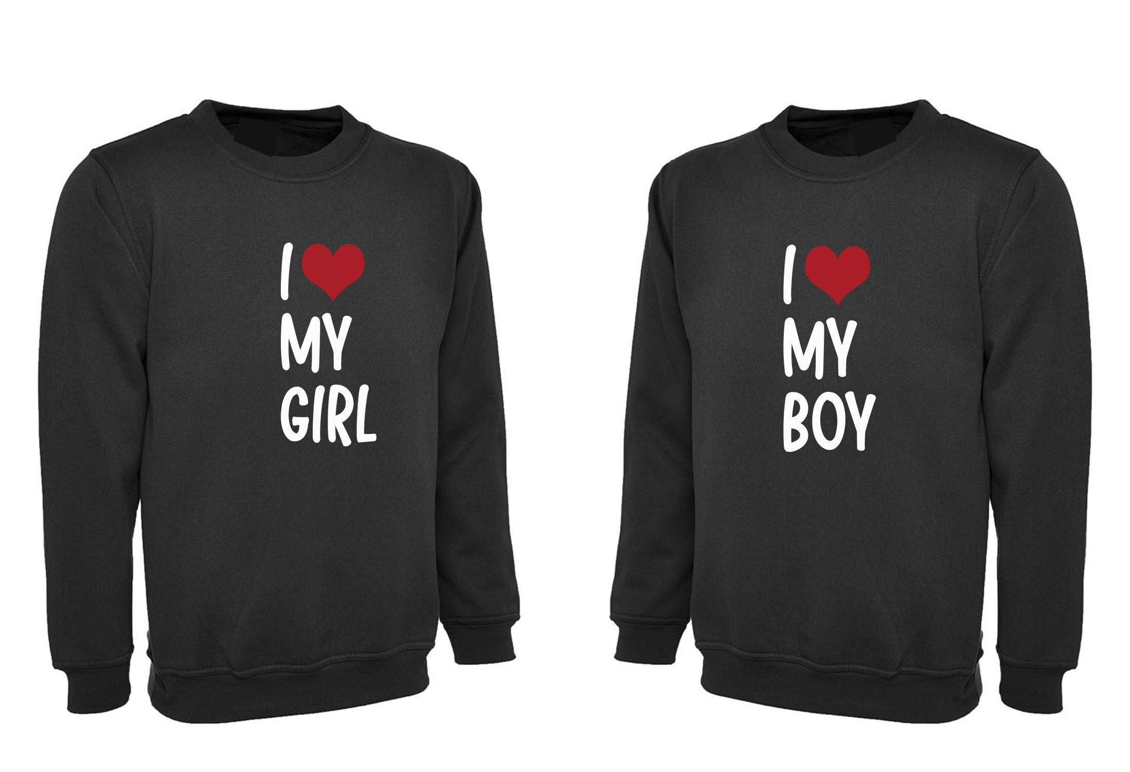 Couple matching shirts i love my girl boy boyfriend girlfriend cute couple funny valentine's gift outfit sweatshirt jumper sweater shirt