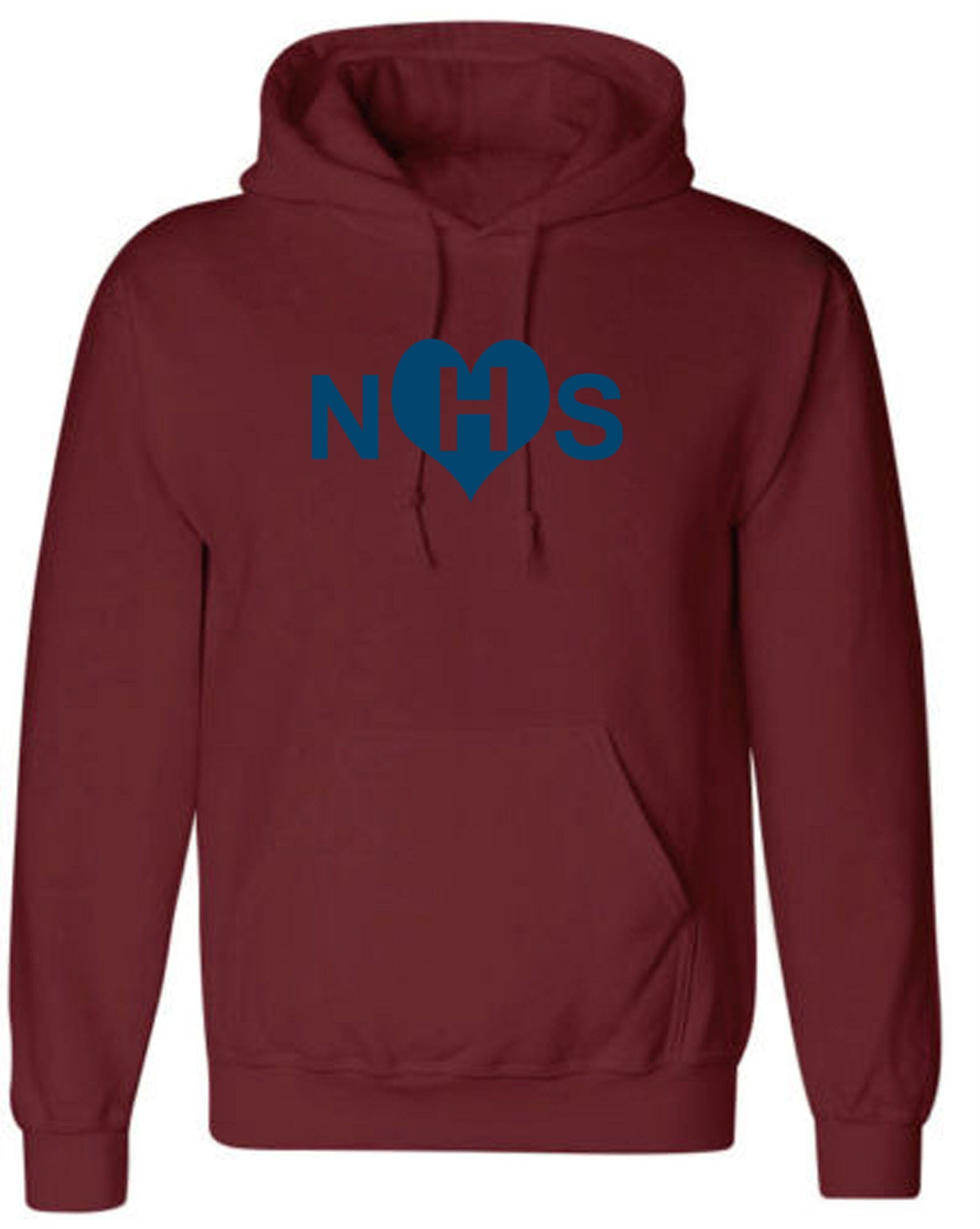 Nhs heroes heart stay home now hoodie hoody hood hooded support nhs don't be covidiot fitness top gift pandemic