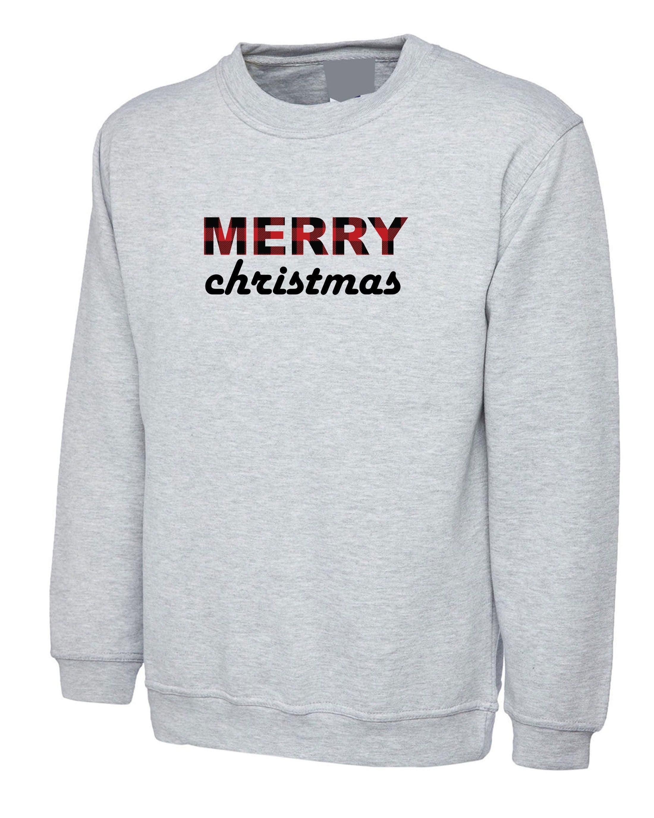 Merry christmas sweatshirt jumper sweater shirt cute womens xmas gift present family gift joke top family friend cousin siblings trending