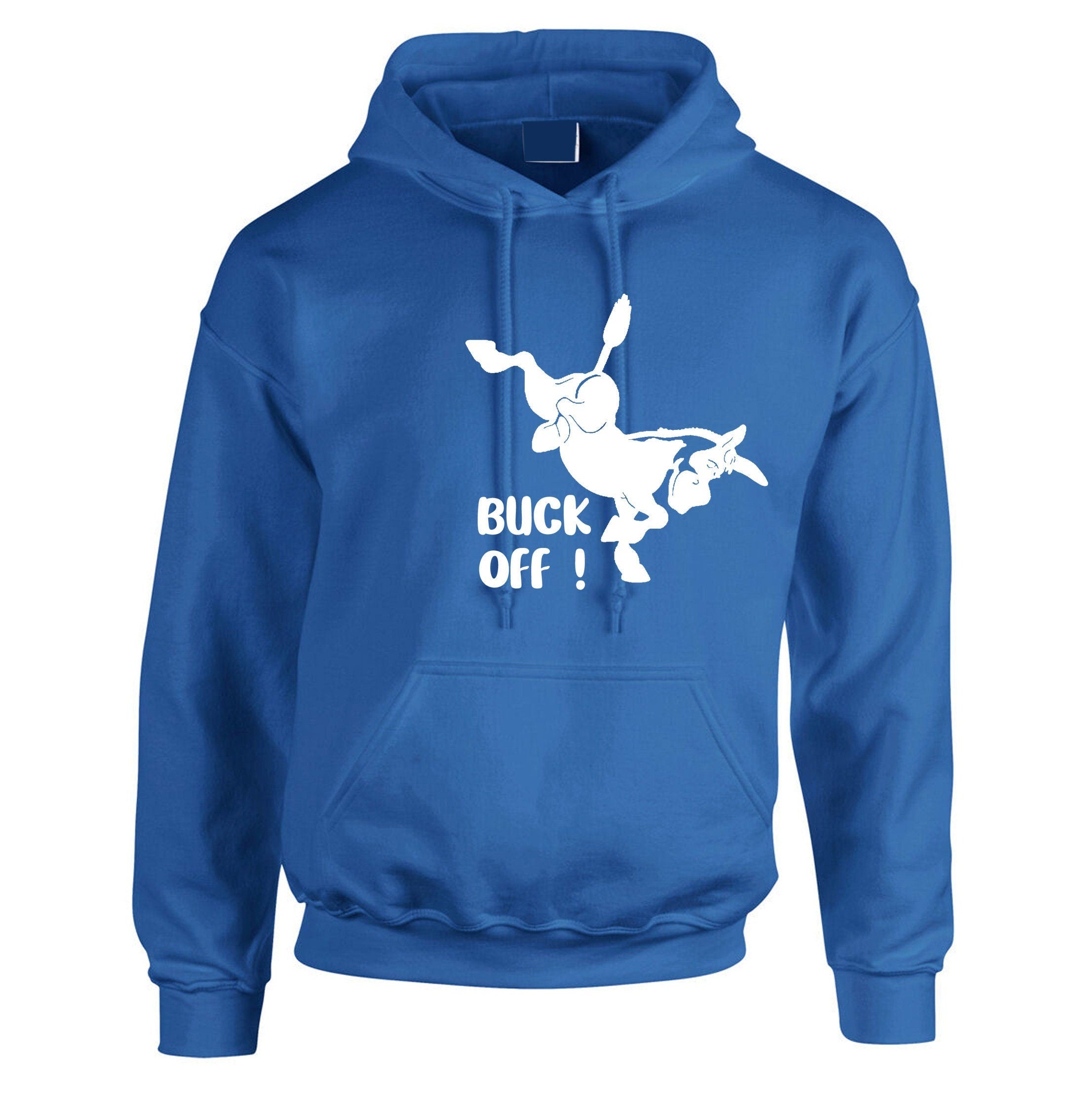 Funny donkey horse kick birthday gift hoodie hoody hood hooded unisex mens joke rude xmas sarcastic humorous valentines christmas