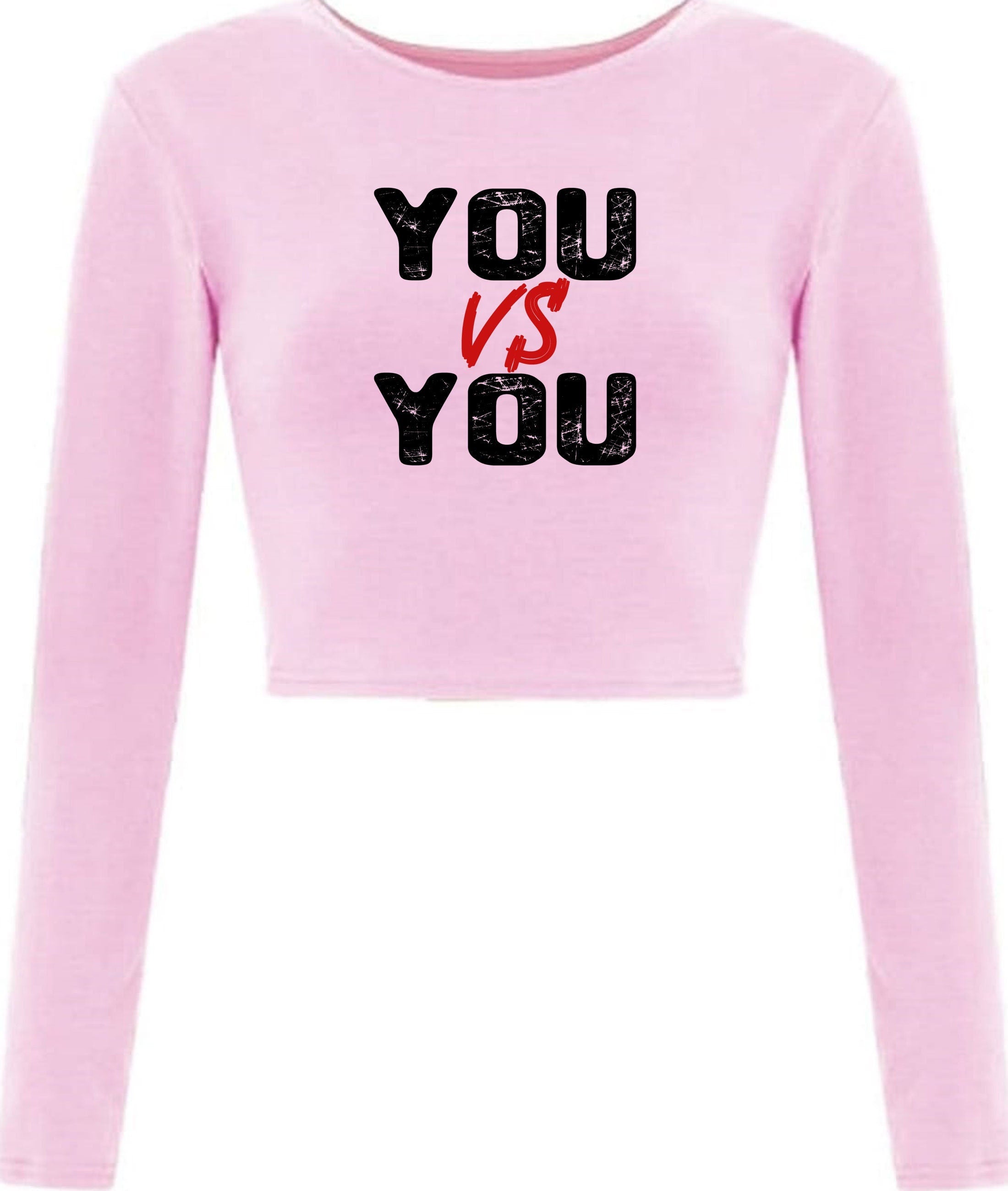 You v/s you crop tops crop-top croptop motivational idea inspirational gym workout unisex mens womens ladies funny xmas