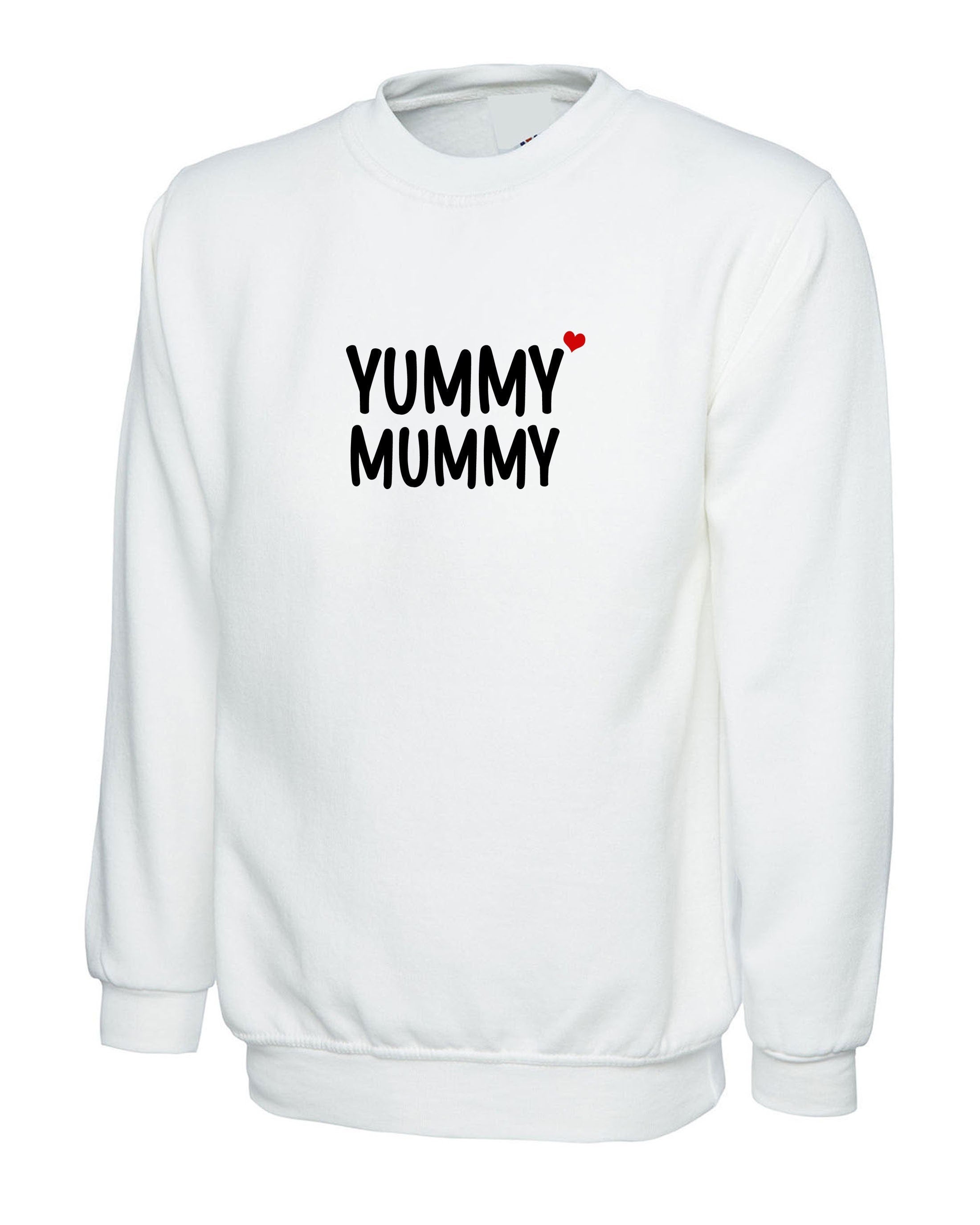 Yummy mummy sweatshirt jumper sweater shirt funny birthday gift for mother's day mama mom christmas present cute mommy grandmother