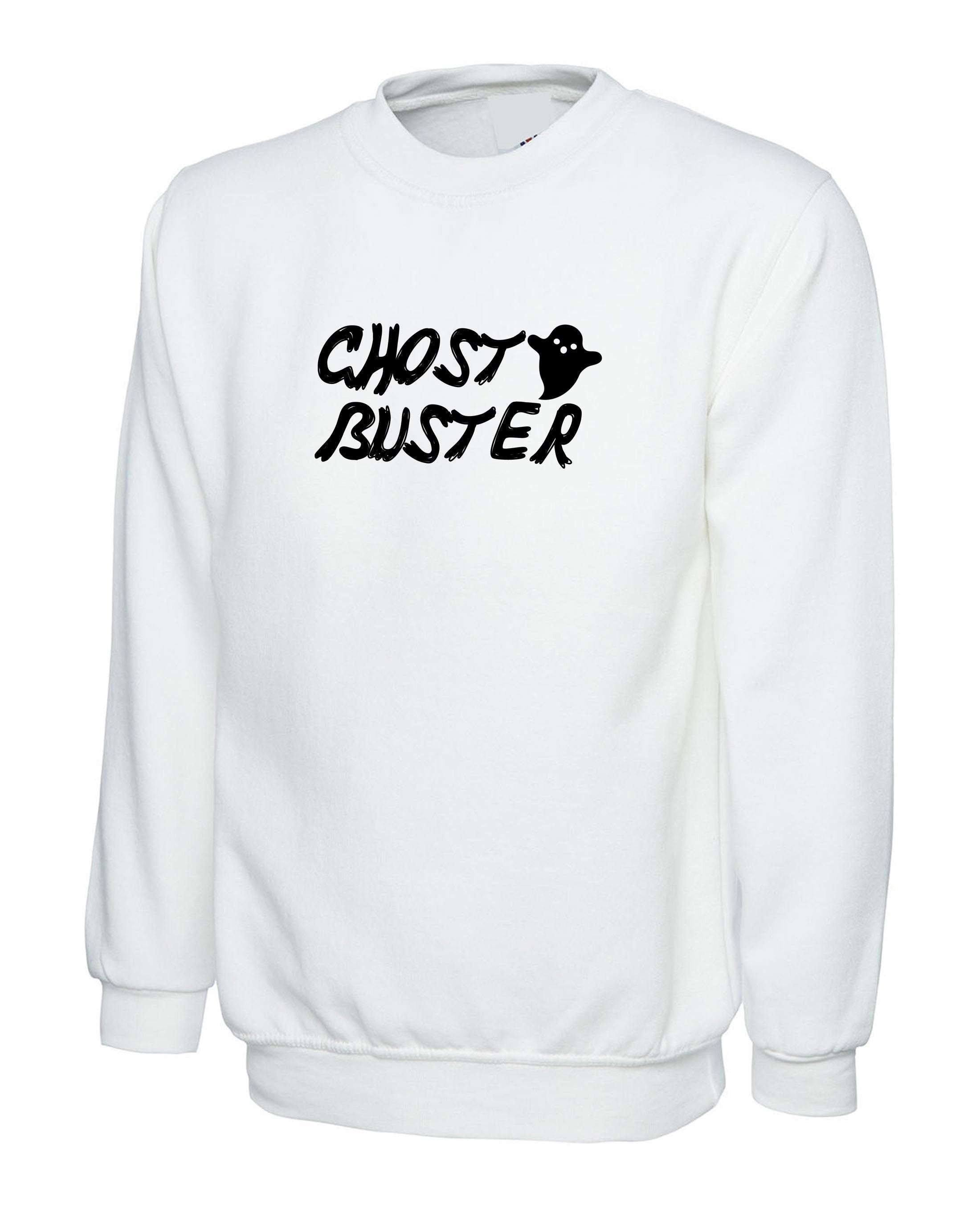 Ghost buster - novelty - fancy dress - quality sweatshirt jumper sweater shirt - *new* halloween outfit custume gift present unisex