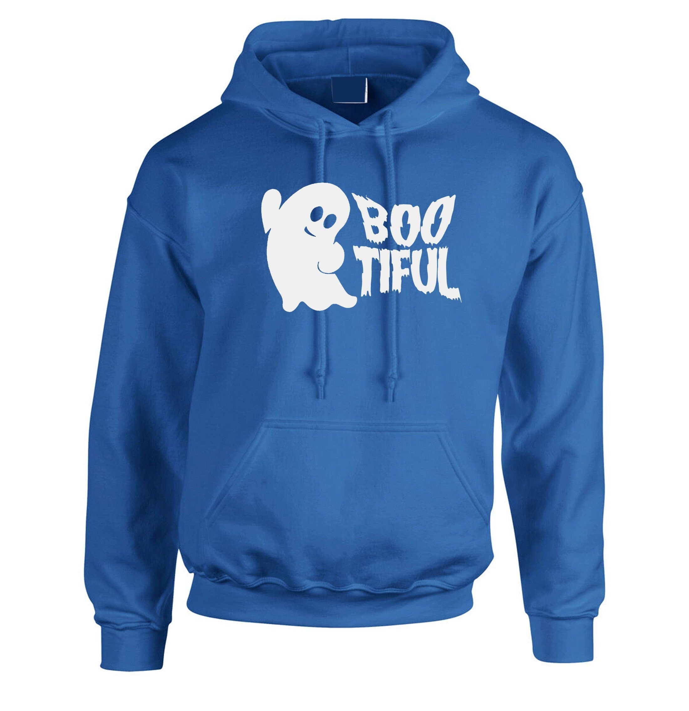 Funny ghost for halloween costume outfit mens womens unisex have a boo-tiful day hoodie hoody hood hooded beautiful boo joke ladies