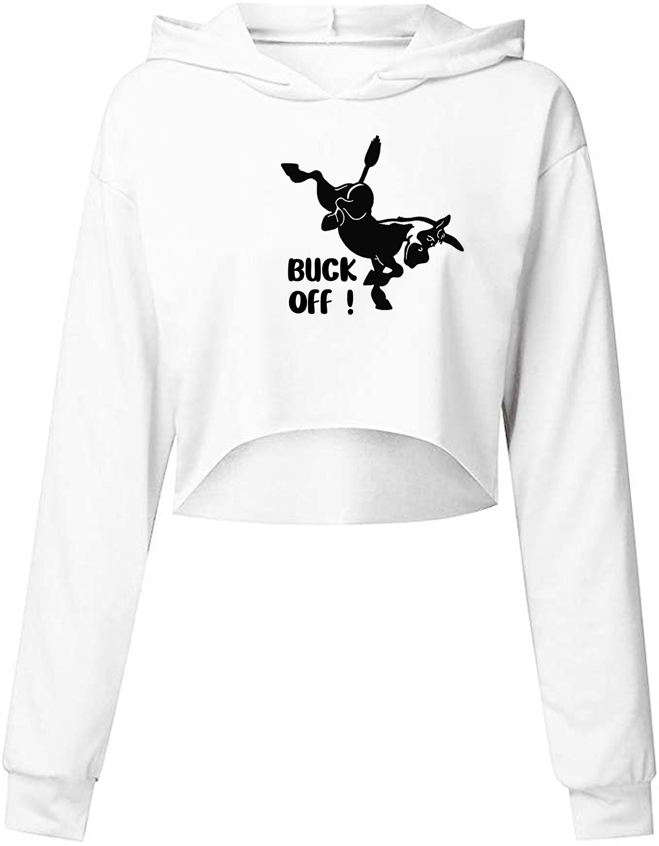 Funny donkey horse kick birthday gift crop tops hoodie croptops hood unisex joke rude xmas sarcastic humorous valentines christmas