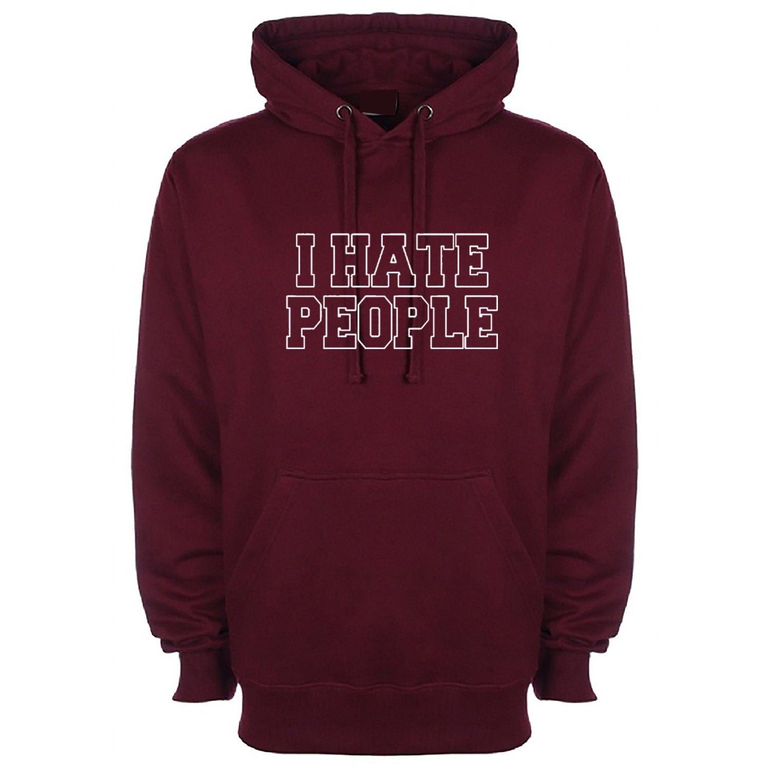 I hate people hoodie hoody hood hooded joke womens ladies xmas valentines funny anti people anti social top unisex rude