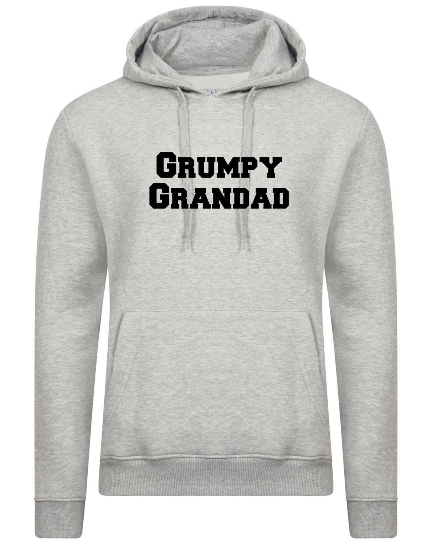 Grumpy granddad old man men's club hoodie hoody hood hooded dad funny christmas gift xmas birthday top father's day