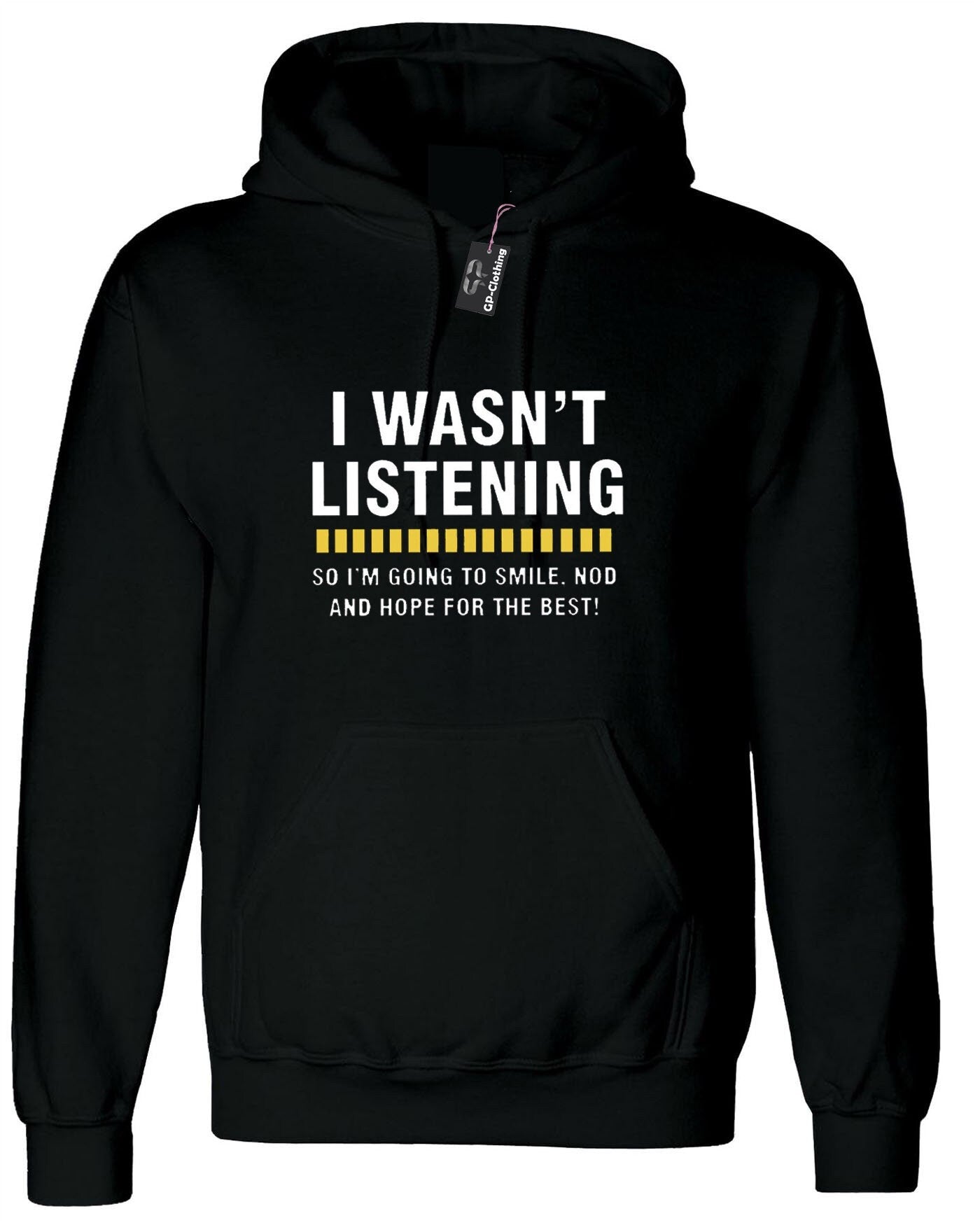 I wasn't listening top funny hoodie hoody hood hood hooded rude sarcastic joke novelty womens mens unisex birthday gift xmas