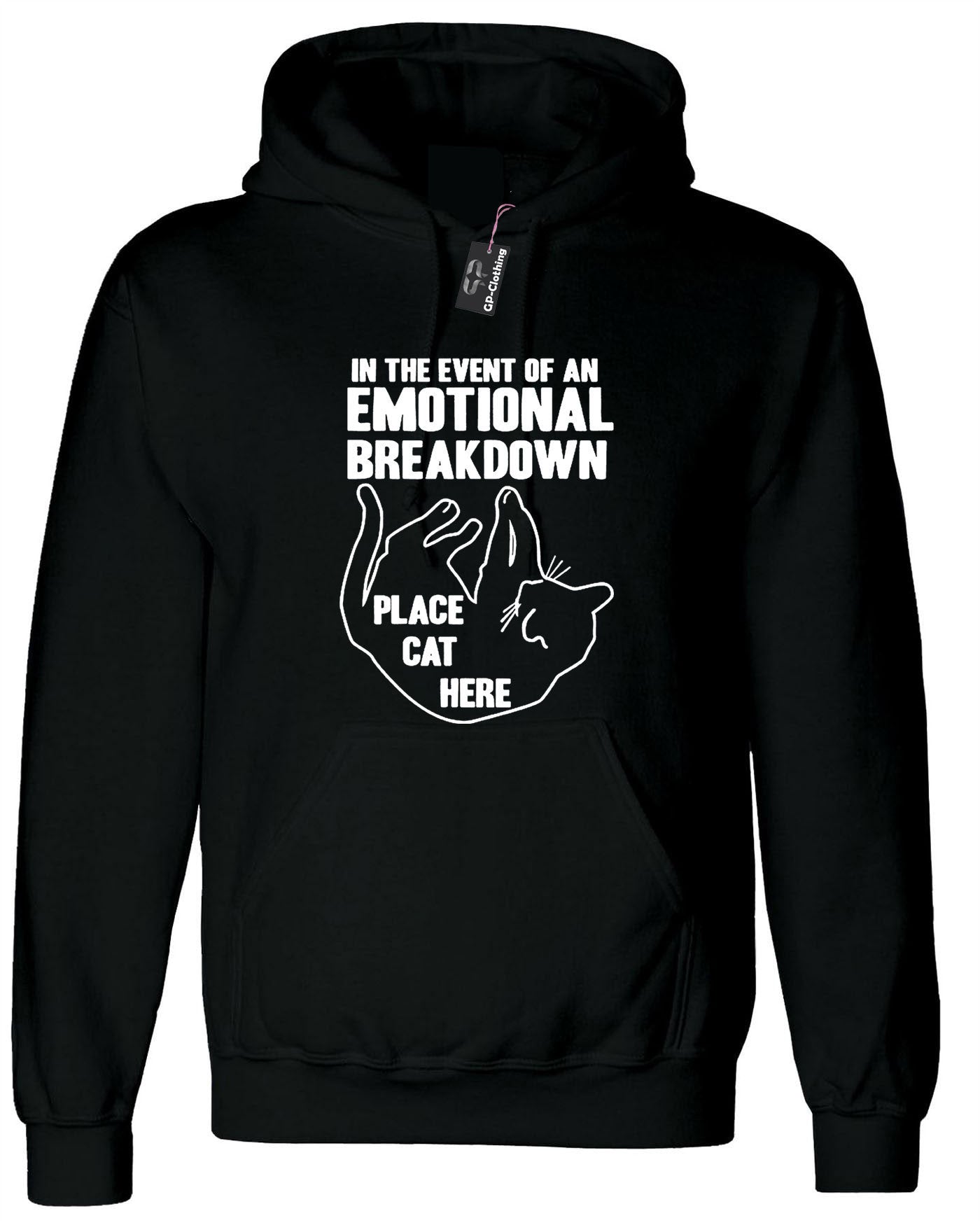 In case of emotional breakdown place cat here funny cat lovers hoodie hoody hood hooded gift funny unisex ladies womens top