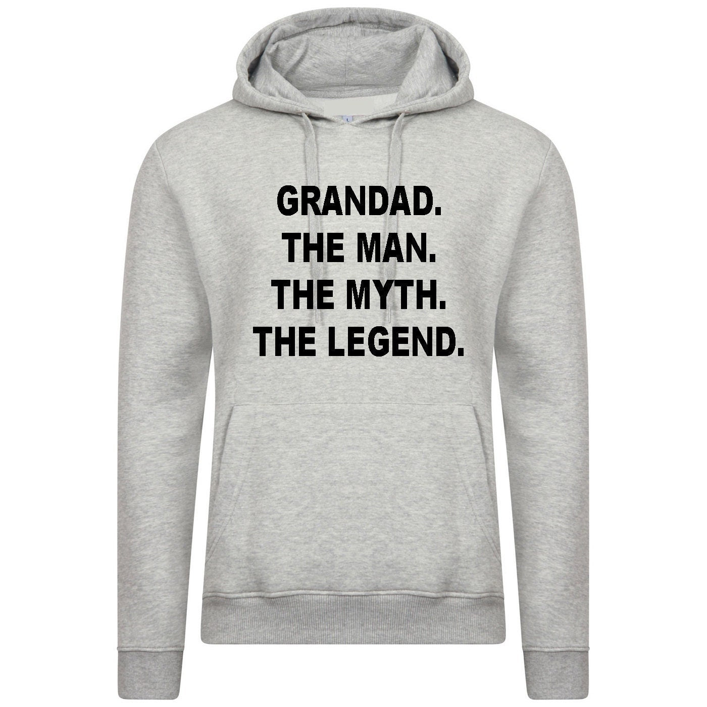 Grandad hoodie hoody hood hooded the man the myth the legend best gift for grand father daddy dad papa birthday present gift xmas